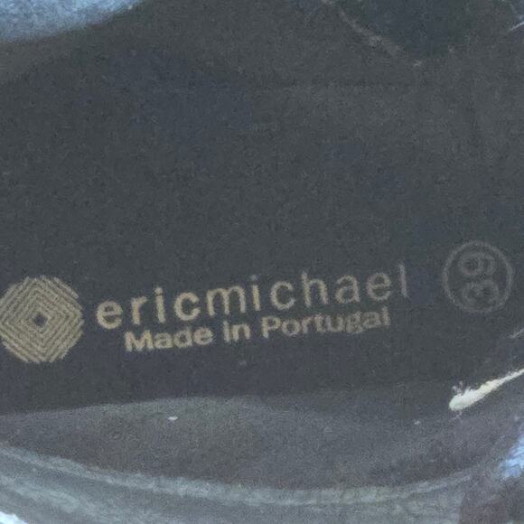 NWT Eric Michael White And Black Kai Leather. Women's Size 39 8.5-9 - Picture 9 of 9